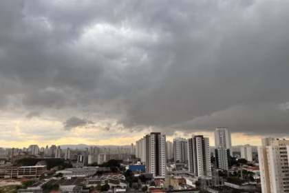 Céu nublado em São Paulo. Foto: Renata Bitar/g1